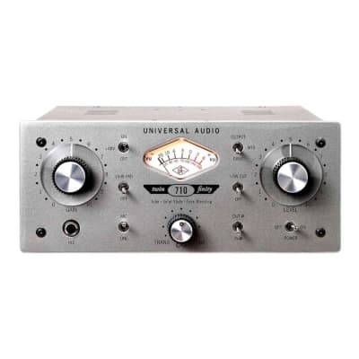 Universal Audio 710 Twin-Finity Rack-Mountable Radical UA Mic Preamplifier with Heavy-Duty Metal Construction, Dual Gain-Stage Control for Studio, Desktop, or Stage image 2