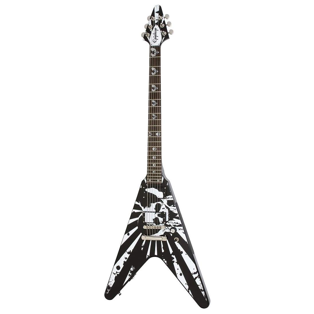 Epiphone Robb Flynn Signature Love / Death Baritone Flying V | Reverb Canada