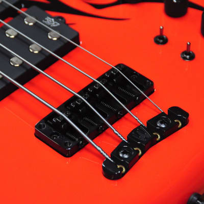 Warwick Corvette $$ Special Edition Tribal Red & Black image 6