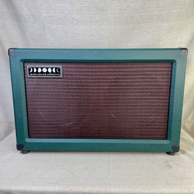 Moon Custom Cabinetry 2x12 Guitar Cabinet Callisto Variant 2024 British Emerald Green 150W Eminence Speaker image 2