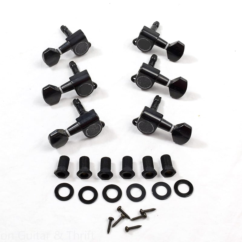 3x3 Black Proline Self Locking Tuners Set of 6 Reverb