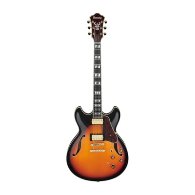 Ibanez AS113BS AS Artstar Hollowbody Electric Guitar - Brown Sunburst image 2