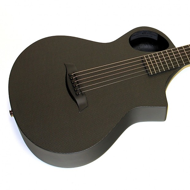 Composite Acoustics Cargo Carbon Fiber 000 Cutaway Raw Carbon Finish