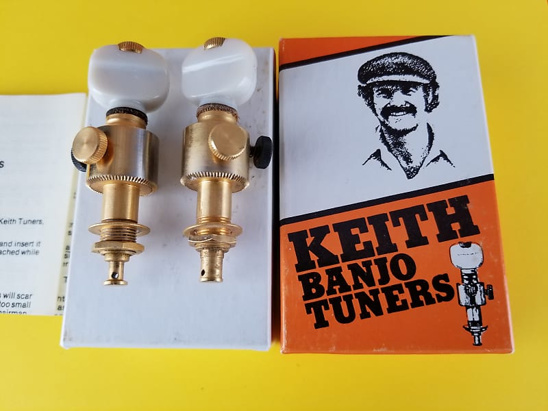 Beacon Banjo Keith Tuners 23G Gold Reverb