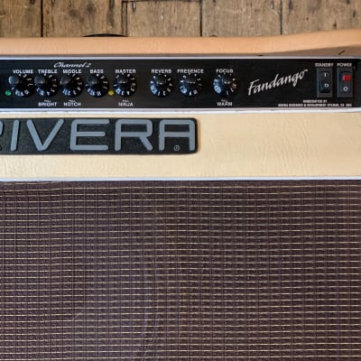 Rivera Fandango 55W (Circa 2020) Valve guitar amplifier combo - Beige Tolex image 4