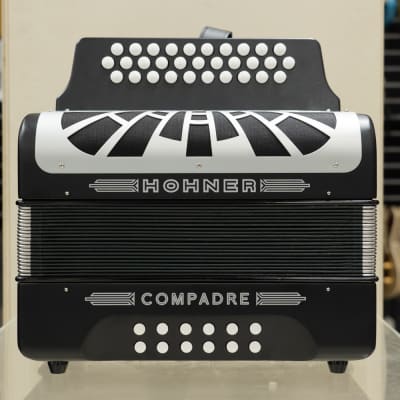 Hohner Compadre Series Accordion G/C/F Black( Available in FBE key) image 7