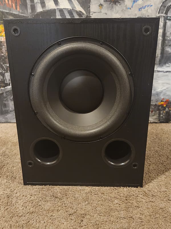 NEW NIB NuTone Sensonic ES4110PBL fashion Powered SubWoofer Black