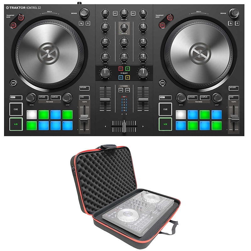 Native Instruments TRAKTOR KONTROL S2 MK3 DJ Controller System + Carry Case