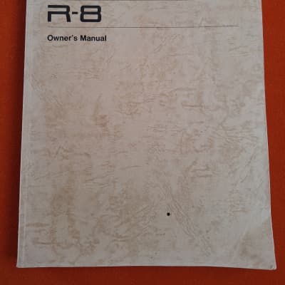 Roland  R-8 Owner's Manual