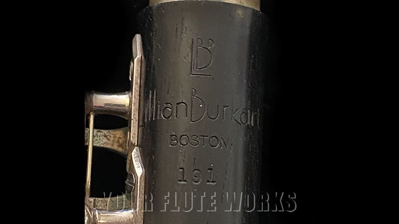 Burkart Lillian Burkart Piccolo #191 - Grenadilla Wood Body, Silver keys image 1