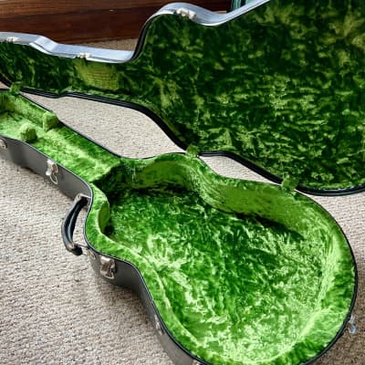 Calton Acoustic Guitar Case 2010 - Dark Navy/Black Green Interior image 1