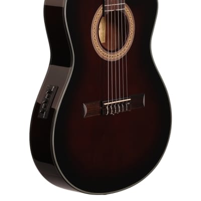 Ibanez GA35TCE Thinline Classical Acoustic Electric Guitar Violin image 9
