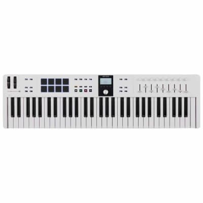 Arturia KeyLab Essential MK3 61 Key MIDI Recording Keyboard Controller White - Open Box Mint