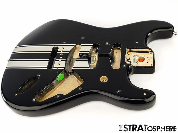 2015 Fender Kenny Wayne Shepherd Strat BODY Stratocaster Black Racing SALE