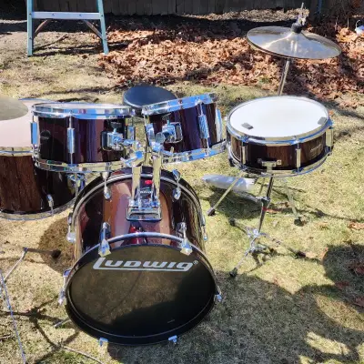 Ludwig Accent Cs Combo Jr  Wine Red image 1