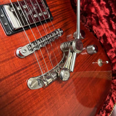 Fender Select Carved Maple Top Jazzmaster HH 2013 - Cayenne Burst image 7