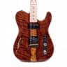 G&L Custom ASAT Classic Bluesboy Semi Hollow Flame Redwood Electric Guitar w/ Case