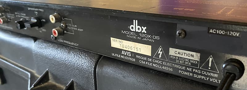 dbx 120X-DS Digital Series Subharmonic Synthesizer / Electronic