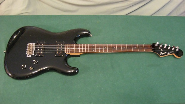 ＳＱＵＩＥＲ ｂｙ ＦＥＮＤＥＲ ＳＴＲＡＴＯＣＡＳＴＥＲ 富士弦 1986 Squier By Fender E Serial Stratocaster - Sunburst -Made