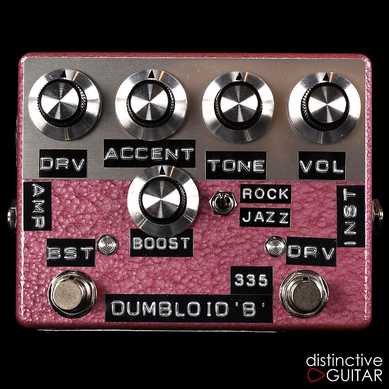 Shin's Music Dumbloid Overdrive 335 Boost - Raspberry Hammer