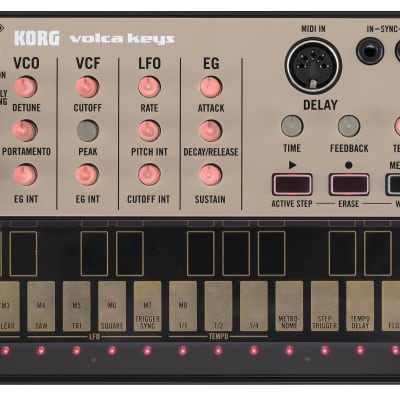 Korg Volca Keys Analog Loop Synthesizer - Gold/Black image 6