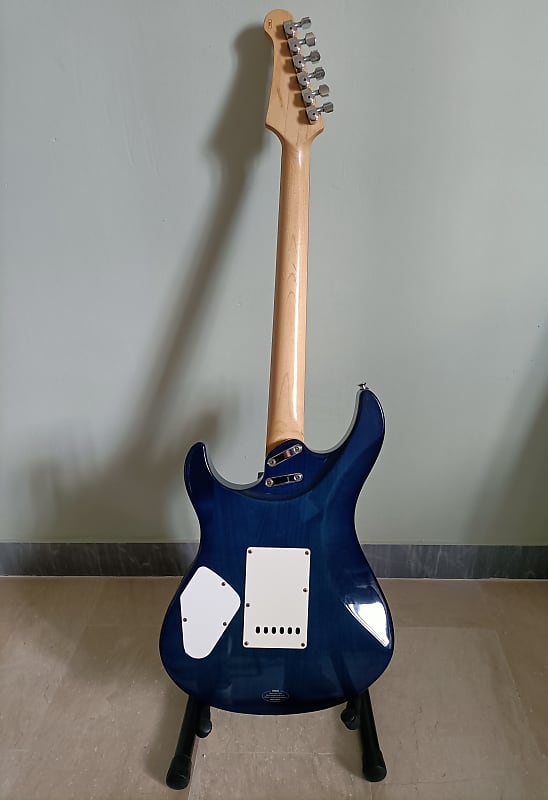 YAMAHA PAC604W TBL トランスルーセントブルー 90年代モデル Yahoo!オークション - 美品 YAMAHA PAC604W Trans Blue Pacifica