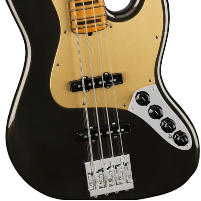 Fender American Ultra Jazz Bass - Maple Fingerboard - Texas Tea image 4