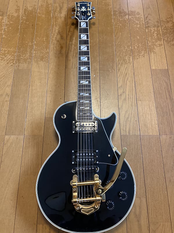 History Japan, Fujigen, Dignity LP, ZLC 90-CFS, Singlecut, black beauty,  gold, vibrato, FGN