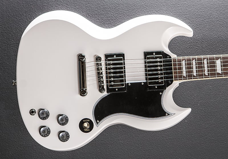 Epiphone 1961 Les Paul Sg Standard Aged Classic White Reverb 1319