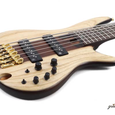Ibanez SR1306E Premium 6-String Electric Bass - Natural Flat image 7