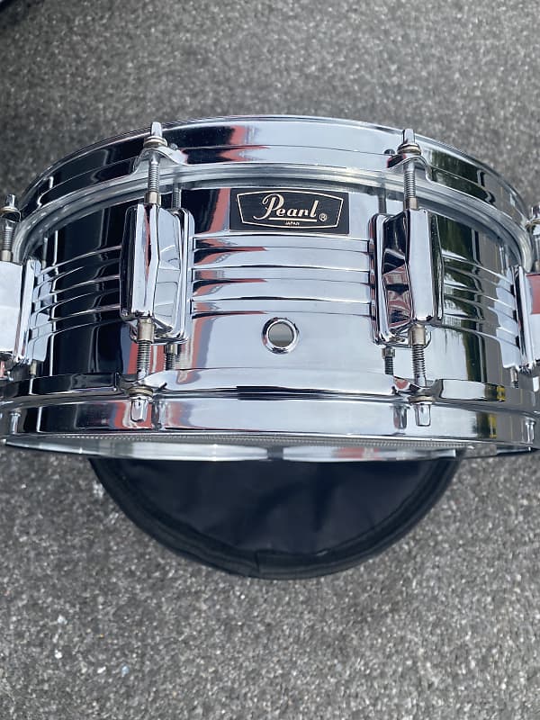 Pearl Jupiter 1.2MM thick chrome over brass snare drum 1970s Reverb