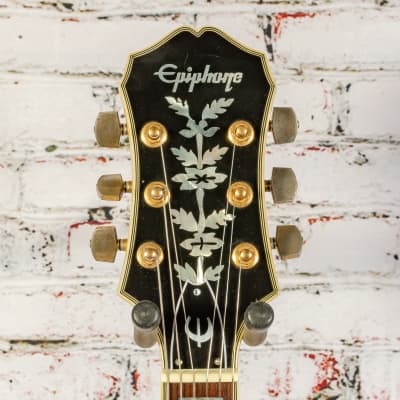 Epiphone Sheraton II Pro Semi-Hollow Electric Guitar, Black x8435 (USED) image 6