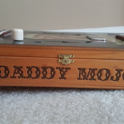Final PRICE DROP - Daddy Mojo 6-String Cigar Box Guitar – Playboy Series with Hard Case image 5