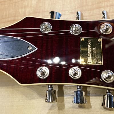 Gretsch G6659TFM Players Edition Broadkaster Jr. Center Block Single-Cut Guitar 2020 Dark Cherry Sta image 11