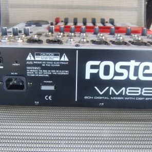 Fostex VM88 Digital Mixer, With Effects, ADAT Optical, Works