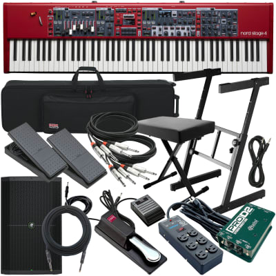 Nord Stage 4 88 Stage Keyboard COMPLETE STAGE BUNDLE