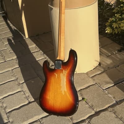 Fender Precision Bass 1958 - a beautiful all original 3-tone Sunburst example w/a Gold'gard ! image 3