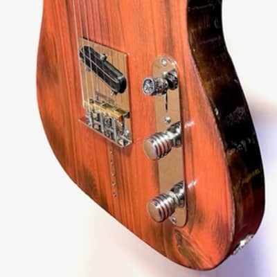 Moxy Guitars Tele (Brown / Orange) 2022 image 4