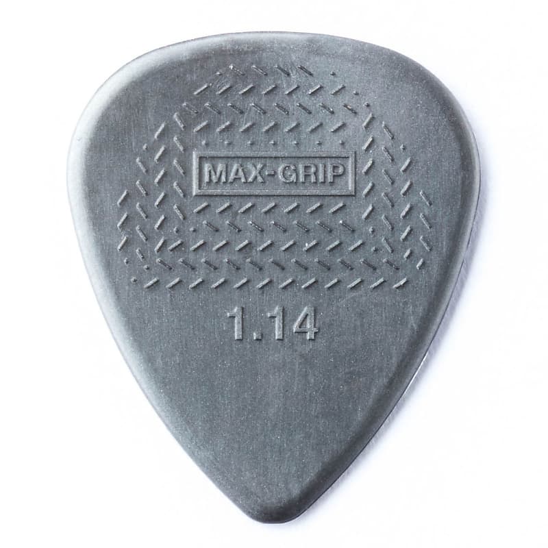 Dunlop 449P 12 Pack Max-Grip Standard Nylon 1.14mm Guitar Picks image 1