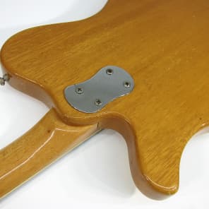 Vintage 1972-1973 Mosrite 350 Stereo Solid Body Electric Guitar Natural Mahogany Clean All Original! image 20