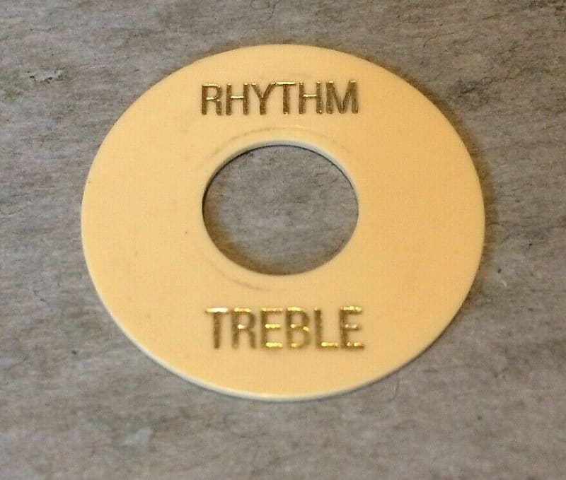 Cream Genuine Original Gibson Les Paul Switch Washer Ring, Reverb