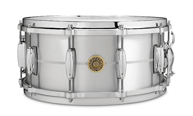Gretsch USA Solid Aluminum G4164SA 6.5x14 Snare Drum w/ Tone Control - NEW! image 1