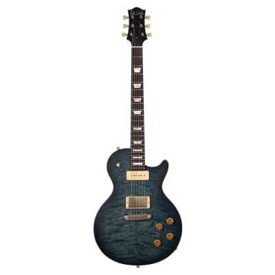 Nik Huber Guitars Custom Krautster II - Blue Sunburst - Exceptional Flame Maple Top / 4-knob, Boutique Electric Guitar - NEW!!! image 6