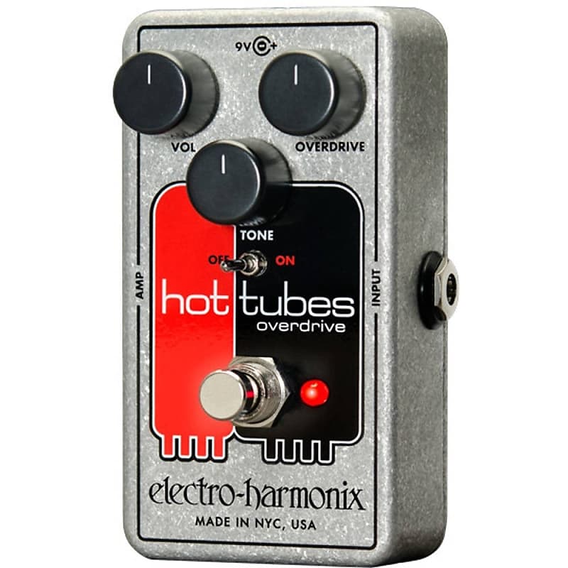 Electro Harmonix Hot Tubes CMOS Overdrive Effects Pedal for Guitar image 1