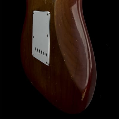 Fender Custom Shop Empire 67 Stratocaster Relic - Wide Fade Aged Cherry Sunburst #47391 image 8