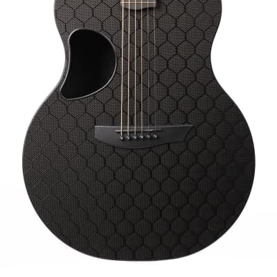 McPherson Sable Carbon Fiber Guitar with Honeycomb Weave Top and Black Hardware image 1