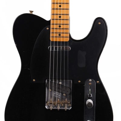 Fender Custom Shop 1951 Nocaster Roasted Ash Journeyman Relic Black image 4