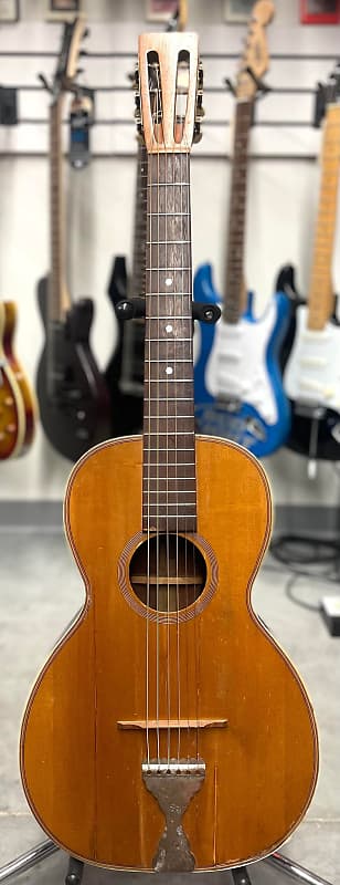 Lyon & Healy Parlor Guitar 1890 Natural - Fit perfectly with a New Guardian CG 018 TP Parlor Case image 1