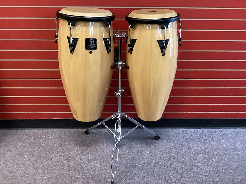 Latin Percussion Aspire Congas with Stand image 1