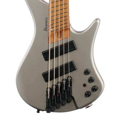 Ibanez EHB1005MS Bass with Bag Metallic Gray Matte image 3